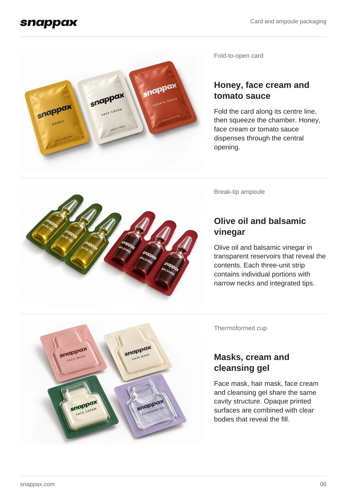 Page 6: Card and ampoule packaging